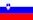 kleine Flagge Slowenien