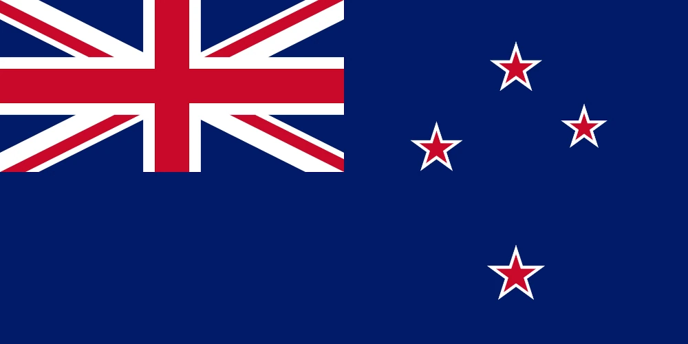 Teamfoto für Neuseeland